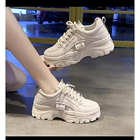Giầy thể thao nữ,sneakers ULzzang full trắng độn đế năng động và cá tính