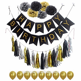 Combo trang trí sinh nhật đầy đủ