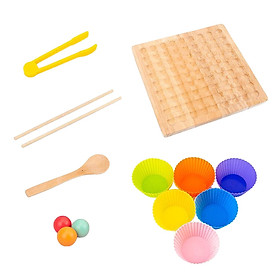 Hands Brain Training Clip Beads Kid Montessory Game Educational Puzzle Toy
