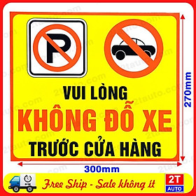 Logo tấm dán sticker nhắc nhở không đỗ xe trước cổng, trước cửa, cửa hàng cấm đỗ xe trước cổng, khu vực cấm đậu xe đỗ xe