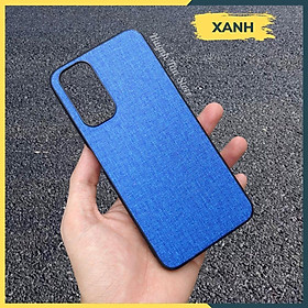 Ốp lưng redmi note 11 4g quốc tế chống vân tay nhựa cứng viền đen vải jean 1 màu phụ kiện điện thoại huỳnh tân store