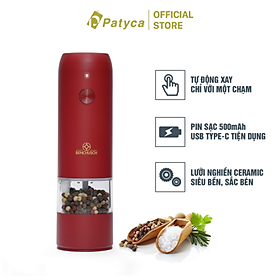 Máy Xay Tiêu Tự Động Bằng Điện Benchusch Màu Trắng/ Đen/ Xanh/ Đỏ