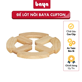 Mua Đế Lót Nồi Gỗ BAYA CLIFTON Lót Nồi Có 4 Chân Đế Phụ Mở Rộng Tùy Theo Kích Thước Nồi  Chất Liệu Gỗ Cao Su Độ Bền Cao 1059274