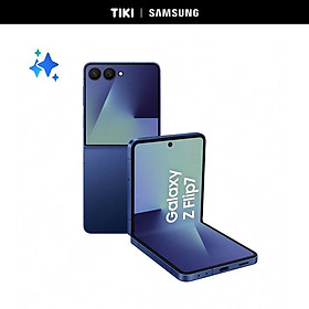 Điện thoại Samsung Galaxy Z Flip7, Điện thoại AI, Màn hình ngoài vô cực 4.1", Camera selfie 50MP, Mỏng nhất - Hàng Chính Hãng - Xanh Navy - (12GB/256GB)