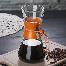 Pour Over Coffee Maker Glass Carafe Hand Drip Coffee Brewer