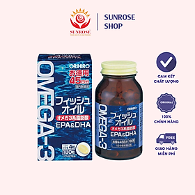 THỰC PHẨM BẢO VỆ SỨC KHỎE DẦU CÁ ORIHIRO  (ORIHIRO FISH OIL) 