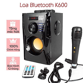 Mua Loa Bluetooth mini công suất lớn  Loa bluetooth âm bass hay tích hợp chức năng karaoke Cao Cấp - Tặng kèm mic hát