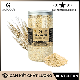 Yến mạch tươi GUfoods - Giàu chất xơ & protein thực vật, Tốt cho sức khoẻ, Healthy, Lành mạnh, Tập gym, Eat clean