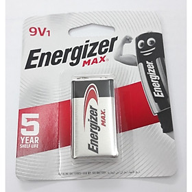 Pin vuông 9V Energizer 522 ALKALINE chính hãng ( Mẫu mới )