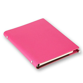 (TRNFA) TB-K828B drawing leather notebook thickening notebook creative 6 hole loose-leaf high-end business diary book book (pink)