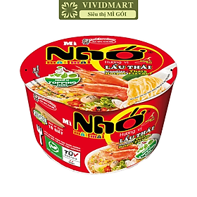 ACECOOK - Mì Nhớ Mãi Mãi hương vị Lẩu thái tôm, Tô Nhớ Mãi Mãi mì lẩu thái tôm, Mì Nhớ ăn liền (84g/tô)