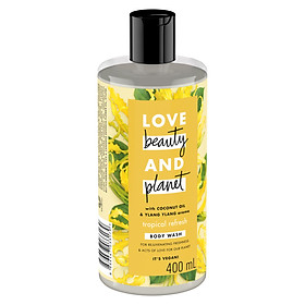 Sữa Tắm Phục Hồi Da Khô Love Beauty And Planet Tropical Refresh 400ml