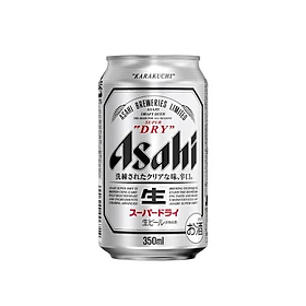 BIA ASAHI SUPPER DRY 350ML 24L T