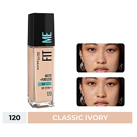Kem Nền Mịn Nhẹ Kiềm Dầu 16H Fit Me Maybelline Matte + Poreless Liquid Foundation Dành Cho Da Dầu và Da Thường 30ml