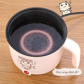 Mua Nồi Lẩu Hấp  Lẩu Điện Mini 2 Trong1 Tiện Dụng Ca Điện Nấu Mì Đa Năng Lõi Chống Dính Inox Chất Liệu Tốt Nắp Vung Thủy Tinh Chịu Nhiệt Thiết Kế Nhỏ Gọn Hợp Lí Và Khay Hấp Có Thể Xào Nấu Thức Ăn - Hàng Chất Lượng