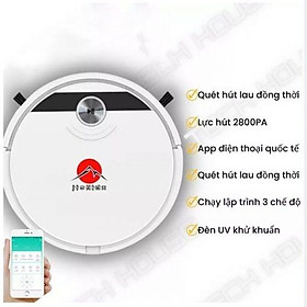 Robot Hút Bụi Lau Nhà Nhật Jishida S800 và RS8, Cảm Biến Chống Rơi, Điều Khiển App Điện Thoại