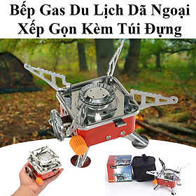 Bếp Gas Du Lịch Dã Ngoại Xếp Gọn Kèm Túi Đựng