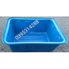 Hình ảnh Thùng chữ nhật xanh 300 lít nuôi cá, đựng nước, hải sản
