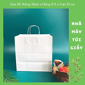 Mua Túi xi măng túi kraft Nhật gói hàng CÓ QUAI