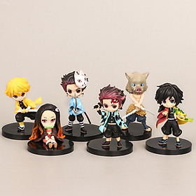 Mua Tượng trang trí Anime Thanh gươm diệt quỷ tượng đứng và ngồi đế đen 7cm - 1 hình - phát ngẫu nhiên