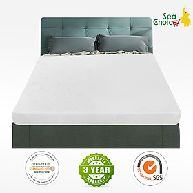 Mua Topper nệm Sea Choice làm bằng Cool gel memory foam + sponge có 5 kích thước được chọn dày 5 - Bảo hành 10 năm