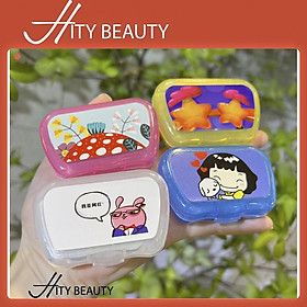 Mua Khay gương đeo lens mắt Hàn Quốc  dụng cụ đeo lens chuyên dụng gồm 3 món dễ sử dụng an toàn cho mắt - Hity Beauty