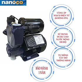 Máy bơm tăng áp Nước nóng Nanoco chịu nhiệt 100 độ C