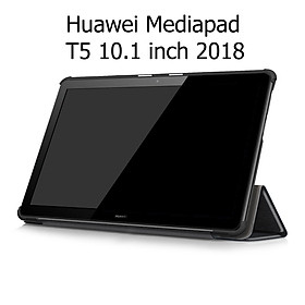 Bao Da Cover Cho Máy Tính Bảng Huawei Huawei Mediapad T5 10.1 inch Hỗ Trợ Smart Cover