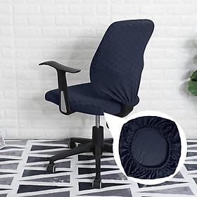 Stretch Computer Chair Slipcovers Rotating Chair Seat Covers for Office