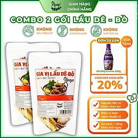 Combo 2 Gói Gia Vị Nấu Lẩu Dê - Bò