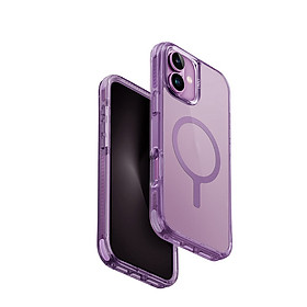 Ốp Lưng UNIQ Combat Cho iPhone 16/ 16 Plus Hệ Thống Bảo Vệ 3 Lớp Toàn Diện Tương Thích Với Sạc Không Dây MagClick Hàng Chính Hãng