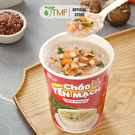 Cháo yến mạch gạo lứt ly TÂM MINH FOODS dinh dưỡng ăn liền tiện lợi