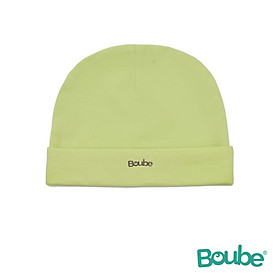 Set phụ kiện nón, bao tay, bao chân màu xanh bơ cho bé sơ sinh Boube, Vải Cotton Organic thoáng mát - Size Newborn