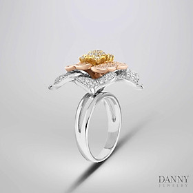 Nhẫn Nữ Danny Jewelry Bạc 925 Xi 3 màu NY138