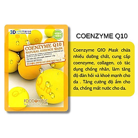 Hình ảnh Mặt Nạ 3D Foodaholic Natural Essence Mask Coenzym Q10 Dưỡng Da 23g