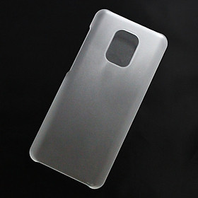 Ốp lưng dành cho Xiaomi Redmi Note 9S, Note 9 Pro, Note 9 Pro Max nhựa cứng nhám trong