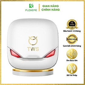 Mua Tai nghe không dây Gaming Floveme HQ10 Bluetooth 5.0 TWS - tích hợp công nghệ Dual Micro thông minh - Đỗ trễ thấp - thiết kế nhỏ gọn - Hàng chính hãng