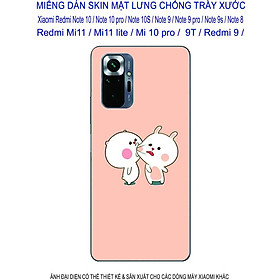 Mua Miếng Dán Skin 3D dành cho Xiaomi Redmi note 10 / note 10pro / note 10s/ note 9/ note 9pro/ note 8/ mi 11/ mi 11lite/ mi 10pro