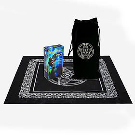 Combo Bộ Bài Mermaid Tarot New Cao Cấp và Túi Nhung Đựng Tarot và Khăn Trải Bàn Tarot