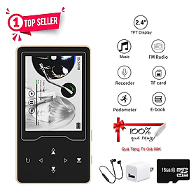 Mua Máy Nghe Nhạc Ruizu D08 - Bộ Nhớ 8Gb  Màn Hình HD 2.4 Inch  Hỗ Trợ Lossless  Tích Hợp Loa Ngoài  Tỉnh Chỉnh Equalizer  Đọc Sách E-Book  Vỏ Hợp Kim Nguyên Khối  Hỗ Trợ Thẻ Nhớ Ngoài Lên Tới 128Gb  Xem Video  Pin Trâu  Kết Nối PC - Hàng Chính Hãng