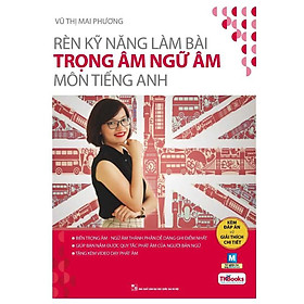 Hình ảnh Rèn Kỹ Năng Làm Bài Trọng Âm Ngữ Âm Môn Tiếng Anh - Phiên Bản 2019 ( Cô Mai Phương ) tặng kèm bookmark 