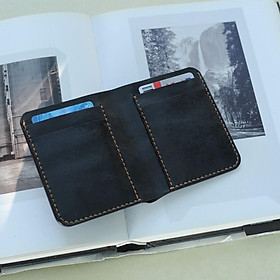 VÍ đứng nữ Da bò nhập khẩu - Đồ da Handmade DTV013