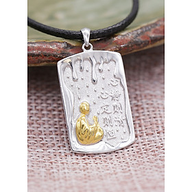 Dây Chuyền Mặt Tụng Kinh Phật Giáo M1820 Bảo Ngọc Jewelry