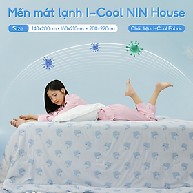Mua  CHĂN HÈ MÁT LẠNH  Mền lạnh I Cool Advance NIN House NM8028 2mx2m2 hình heo hồng cute| Chăn chần Ice Silk  Chăn điều hoà nhiều độ
