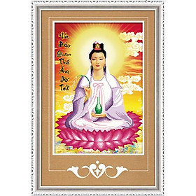Mua Tranh thêu chữ thập Phật quan âm DLH-223017
