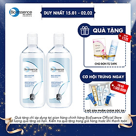 Combo 2 Nước tẩy trang ẩm mượt Bio-Essence Bio-Water 100ml/chai