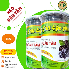 KẸO DÂU TẰM TÂN LỘC PHÁT COMBO 1KG - MỖI HŨ 500G