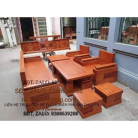 Mua bộ bàn ghế sofa phòng khách gỗ gõ