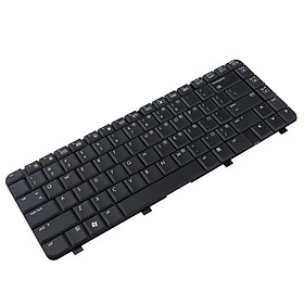 Plastic Laptop Keyboard Replacement for HP - US Layout Small Enter Key Black