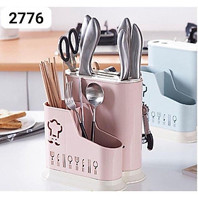 Ống cắm Đũa Nhựa Việt Nhật Có Gài Dao 2776